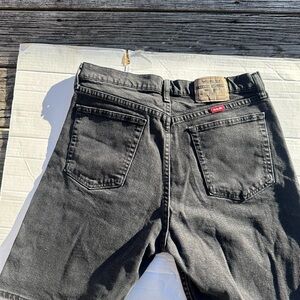 Black Wrangler Jean shorts